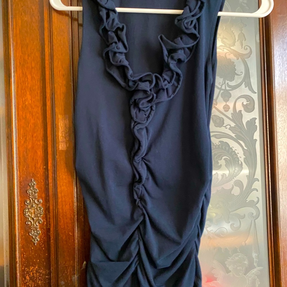 CAbi- Swoon ruffle neck top